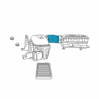 OEM 2012 Ram 1500 Air Tube Diagram - 53034075AB