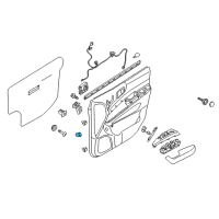 OEM Hyundai Entourage Switch Assembly-Fuel Filler Opener Diagram - 93590-4D010-KS