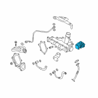 OEM 2014 Kia Optima Solenoid Waste Gate Control Valve Diagram - 394002G700