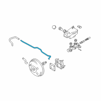 OEM Nissan Cube Tube-Booster To Tank Diagram - 47401-1FD0A