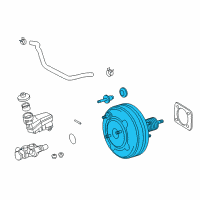 OEM 2017 Lexus ES350 Booster Assy, Brake Diagram - 44610-33A80