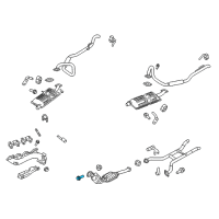 OEM 2008 Lincoln Town Car Converter Stud Diagram - -W709717-S900