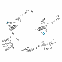 OEM 2009 Lincoln Town Car Hanger Diagram - 3W1Z-5A205-AA