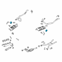 OEM 2007 Ford Crown Victoria Hanger Insulator Diagram - 3W1Z-5A262-AA