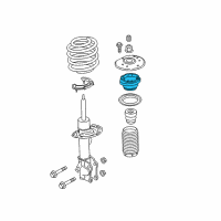 OEM 2014 Ford Fusion Bearing Diagram - DG9Z-18198-A