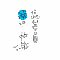 OEM Ford Fusion Coil Spring Diagram - DG9Z-5310-G