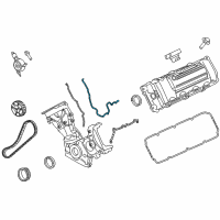 OEM 2019 Ford F-350 Super Duty Front Cover Gasket Diagram - AL3Z-6020-A