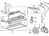 OEM 2021 Cadillac Escalade Dipstick Diagram - 55512752