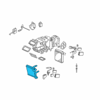 OEM 2011 Acura MDX Core, Heater Diagram - 79211-STX-A01