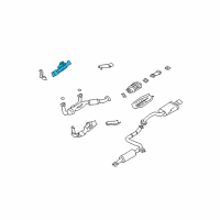 OEM 2000 Nissan Maxima Insulator Assy-Front Tube Diagram - 20515-2Y100