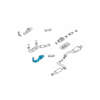 OEM 2001 Nissan Maxima Insulator Assy-Front Tube Diagram - 20510-2Y200