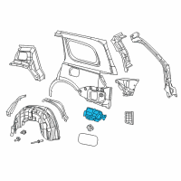 OEM Jeep Grand Cherokee Housing-Fuel Filler Diagram - 68045460AD