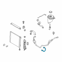 OEM 2018 BMW X5 Engine Coolant Hose Diagram - 17-12-7-576-368