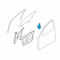 OEM Nissan Rogue Select Motor Assy-Regulator, LH Diagram - 80731-JM10A