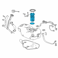 OEM 2022 Chevrolet Spark Fuel Pump Diagram - 13515298