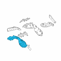 OEM 2011 Toyota 4Runner Exhaust Manifold Diagram - 17140-31590