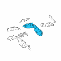 OEM 2022 Toyota 4Runner Exhaust Manifold Diagram - 17150-31D40