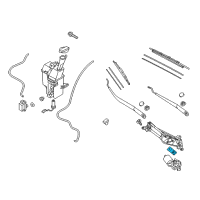 OEM 2020 Kia Cadenza Crank Arm-Windshield WIPER Diagram - 981603X000