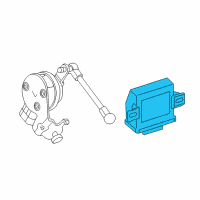 OEM Cadillac CT6 Module Diagram - 23161170