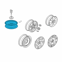 OEM Honda Civic Disk, Wheel (15X4T) (Black) (Topy) Diagram - 42700-SNA-A51