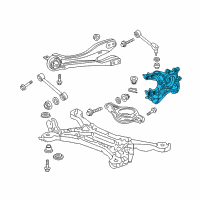 OEM 2016 Honda Odyssey Knuckle, Right Rear Diagram - 52210-TK8-A01