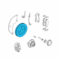 OEM 2003 Mercury Mountaineer Rotor Diagram - 2U2Z-1V125-BB