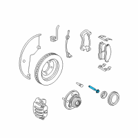 OEM Mount Bolt Diagram - 1L2Z-1107-AA