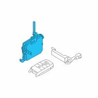 OEM 2018 Kia Forte5 Module Assembly-Smart Key Diagram - 95480A7510