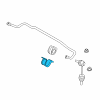 OEM 2008 BMW X6 Stabilizer Support Diagram - 33-55-6-859-264