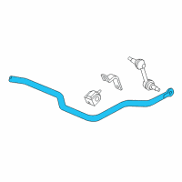 OEM Chevrolet Colorado Shaft-Rear Stabilizer Diagram - 25880880