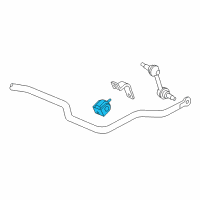 OEM Chevrolet Colorado Insulator-Rear Stabilizer Shaft Diagram - 25880881