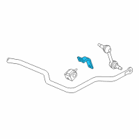 OEM GMC Canyon Stabilizer Bar Clamp Diagram - 15196857