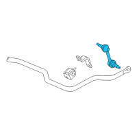 OEM 2004 GMC Canyon Link Asm-Rear Stabilizer Shaft Diagram - 15196858