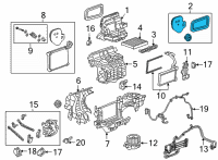 OEM Chevrolet Silverado Seal Kit Diagram - 84706879