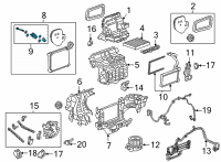 OEM 2021 GMC Yukon XL Expansion Valve Diagram - 84835412