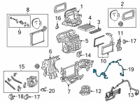 OEM 2022 Cadillac Escalade Harness Diagram - 84835415