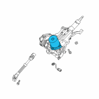 OEM 2016 Kia Cadenza Motor Assembly Diagram - 563304M000