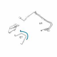 OEM Mercury Mountaineer Cooler Line Diagram - 6L2Z-7B028-C