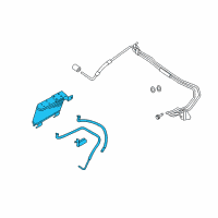 OEM 2010 Ford Explorer Sport Trac Cooler Assembly Diagram - AL2Z-7A095-A