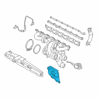 OEM 2017 BMW M240i xDrive Heat Resistant Plate Diagram - 11-65-7-643-179