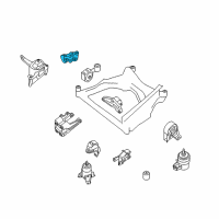 OEM 2008 Nissan Altima Engine Mounting Bracket, Right Diagram - 11232-JA000