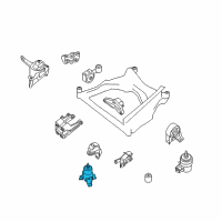 OEM 2008 Nissan Altima Engine Mounting Insulator Assembly, Front Diagram - 11270-JA80A