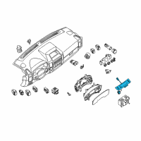 OEM 2007 Nissan Armada Meter Assembly-COMP/TEMP Diagram - 24834-7S514