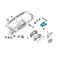 OEM 2004 Infiniti QX56 Control Assembly Diagram - 27500-7S61A