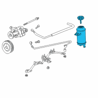 OEM 1999 BMW 750iL Power Steering Reservoir Diagram - 32-41-1-092-111