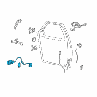 OEM Ford F-150 Lock Diagram - 8L3Z-15219A64-CA