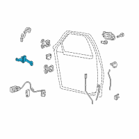 OEM Lincoln Check Arm Diagram - 6L3Z-1522886-AA