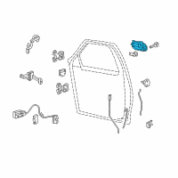 OEM 2004 Ford F-150 Handle, Outside Diagram - 8L3Z-1522405-AA