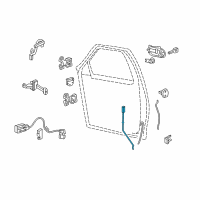 OEM 2008 Lincoln Mark LT Latch Rods Diagram - 6L3Z-1521853-AA