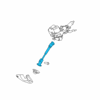 OEM 2015 Nissan Rogue Joint-Steering Lower Diagram - 48080-4BA2A